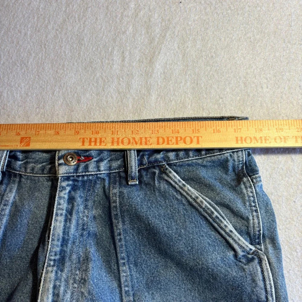 Vintage‎ Y2K Ecko Unltd Mens Denim Jeans 34x32 Loose Fit Carpenter Style Light